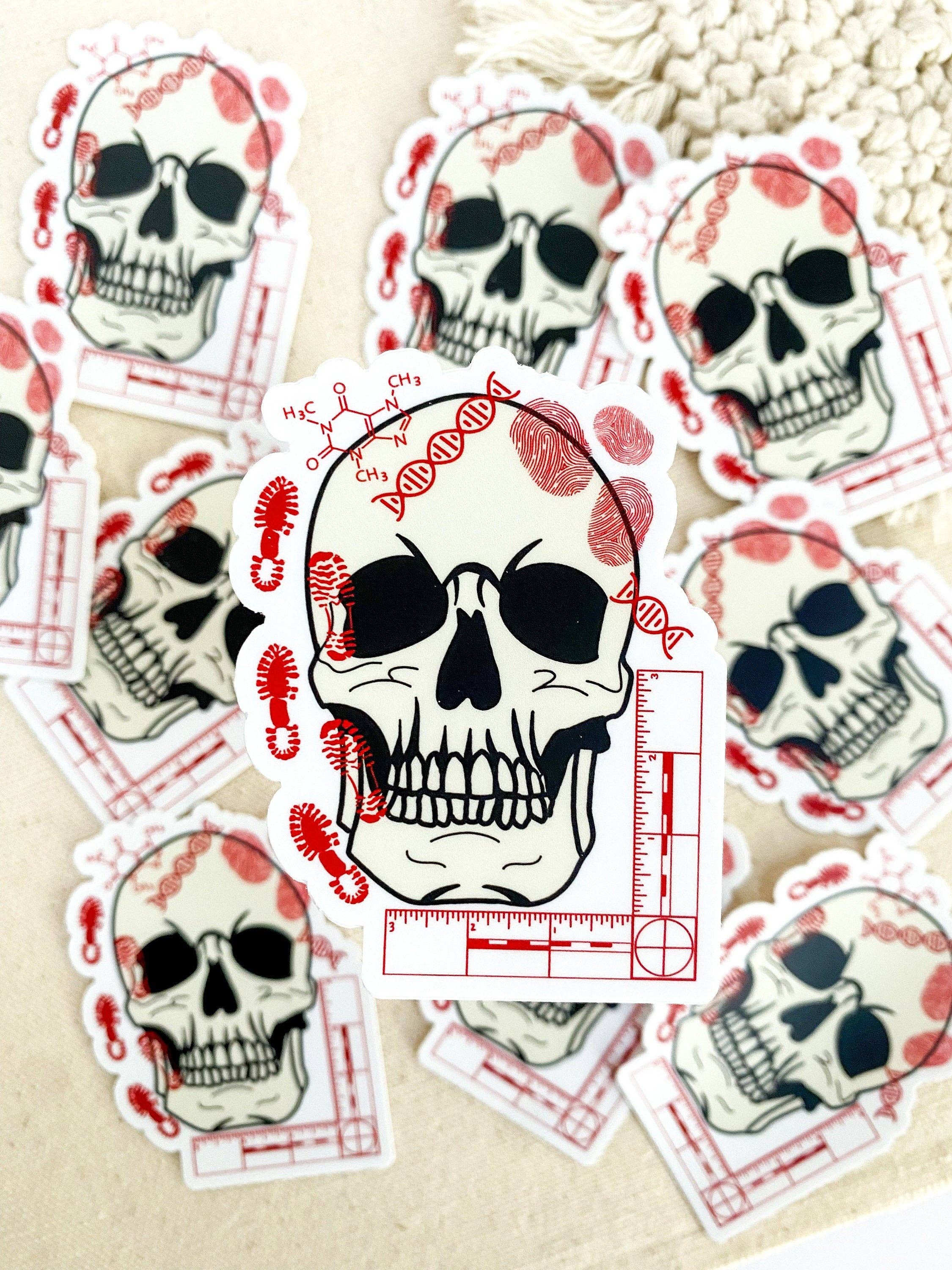 Simply STEM Designs - Vendita all'ingrosso Adesivo - Pacchetto di adesivi per scienze forensi1