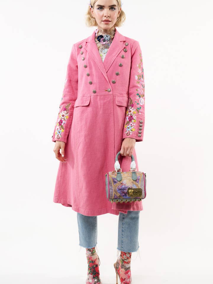 Pink City Coat for wholesale by Aratta