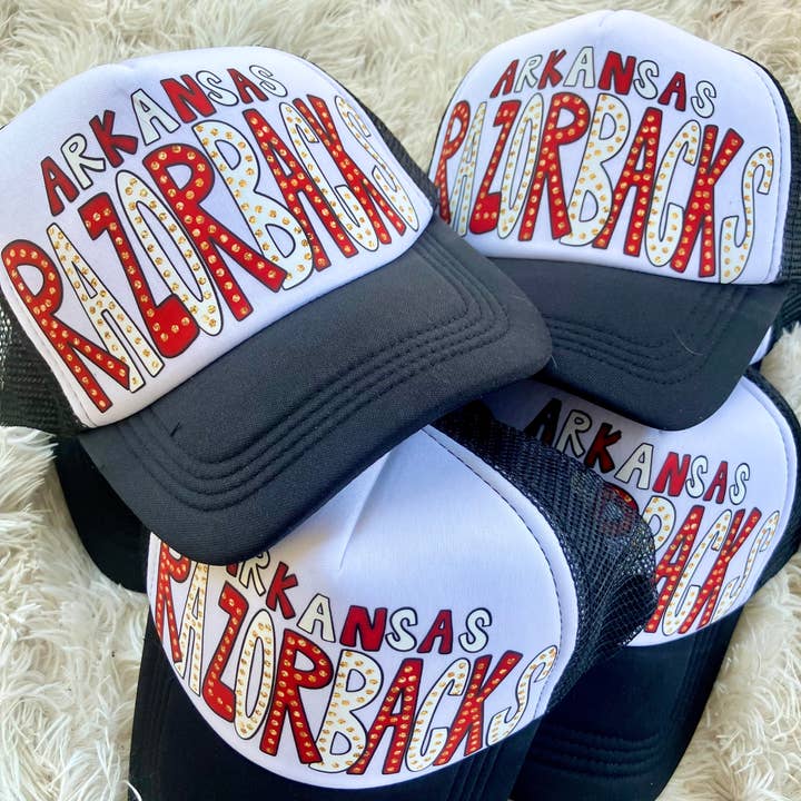 on the Bayou - Wholesale Trucker Hat - Unisex - Arkansas Razorback inspired trucker hat8