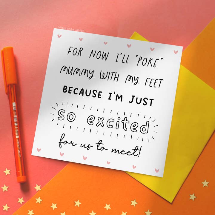 From the bump | First Father's Day Card for wholesale by Coffee and a Catfish