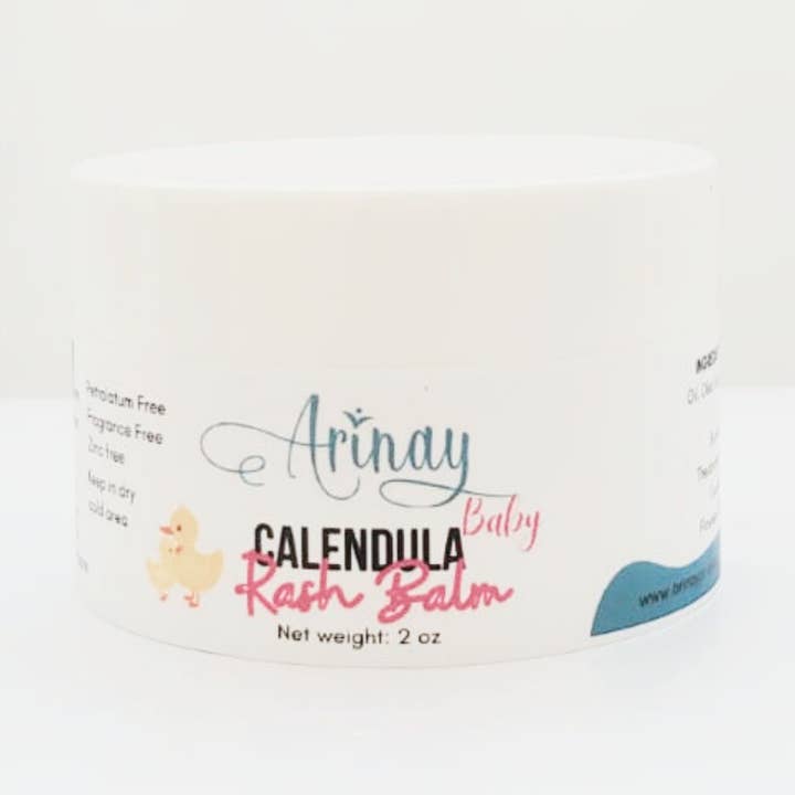 Baume pour les éruptions cutanées pour bébés au calendula 2 oz pour la vente par Arinay