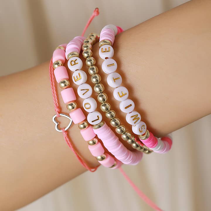 Comely Fashion - Wholesale Jewelry Set - Set of 5 Friendship Bracelets Swiftie1