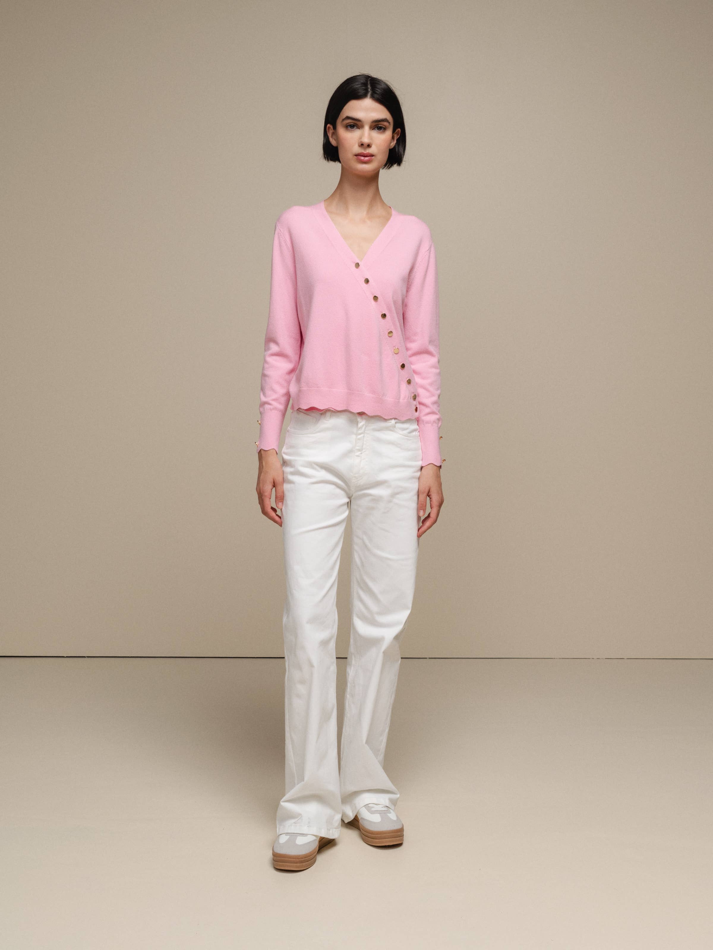 SMF - Wholesale Knit Sweater - Women's - 249186 - CACHE COEUR 50%VI 28%NY 22%PE20