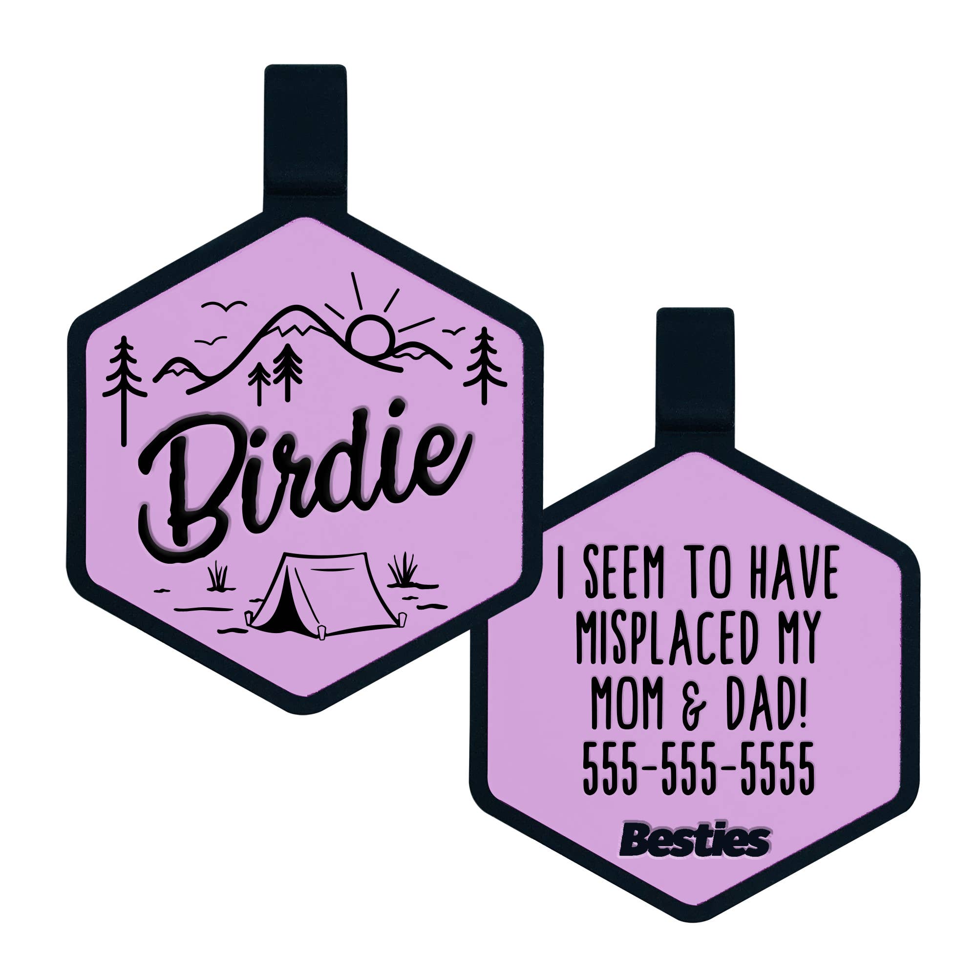 Besties Pets - Wholesale Pet Identification Tag - Dog - Adventure Is Calling Silicone Dog ID Tag18