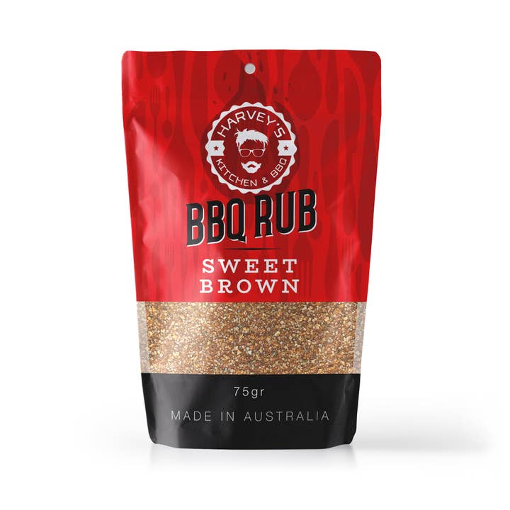 Sweet Brown BBQ Spice Rub for wholesale by Harveys Kitchen & BBQ