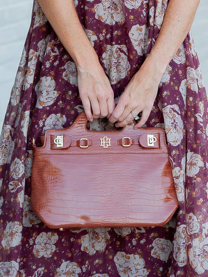 Sac à main Savannah Saddle EC pour la vente par Caroline Hill