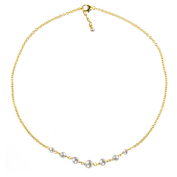 Lys halskæde for engroshandel hos Orquidea