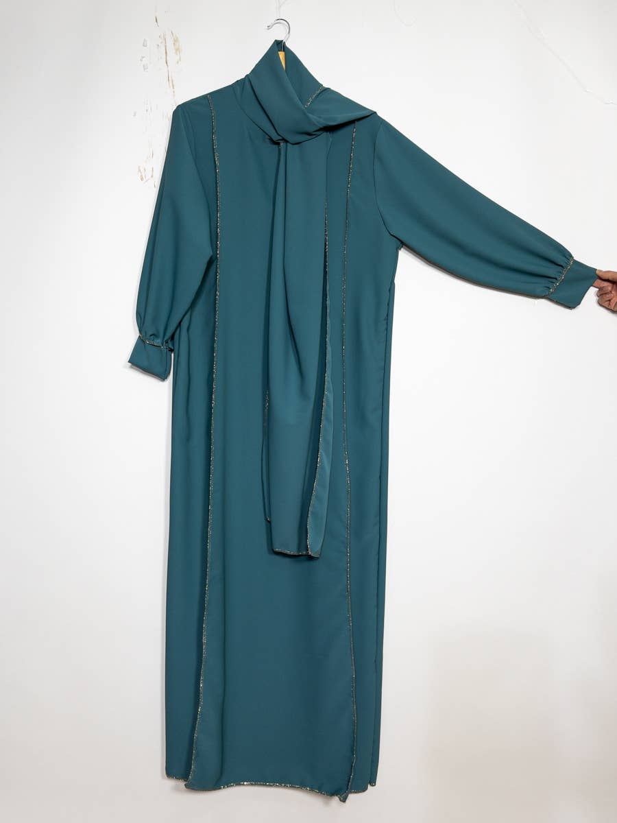 IDEAL OUTFIT - Wholesale Kaftan - Women's - Medina silk abaya ref:2369pk5