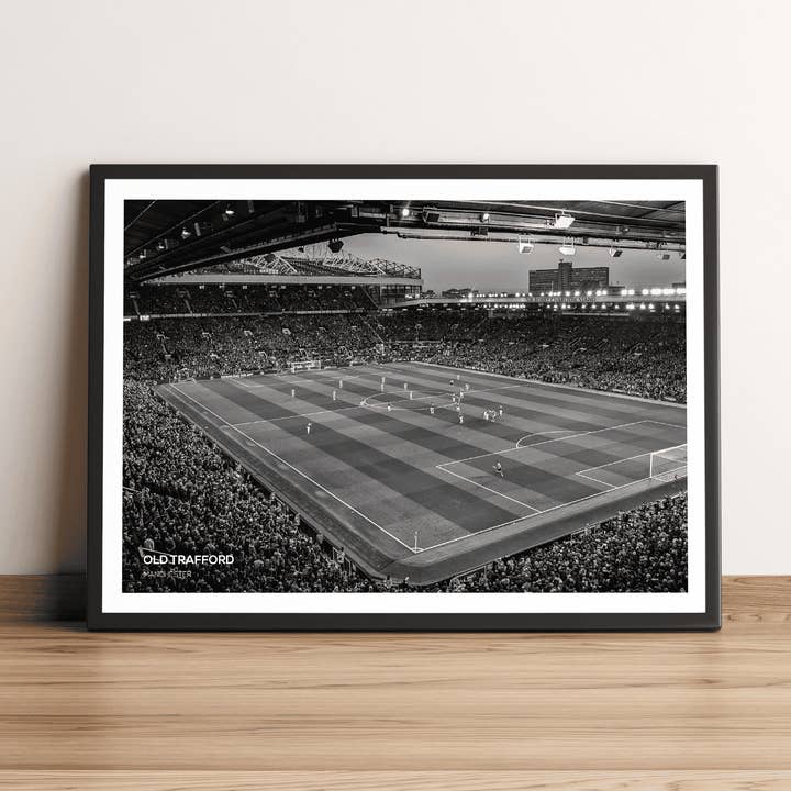 Tirage photographique du stade de match d'Old Trafford, Manchester United pour la vente par Man of the Match Football