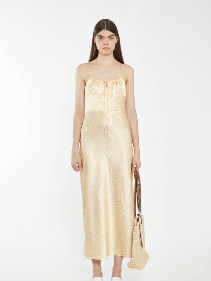 Milkmaid Midi Klänning för wholesale av Glamorous (EU)