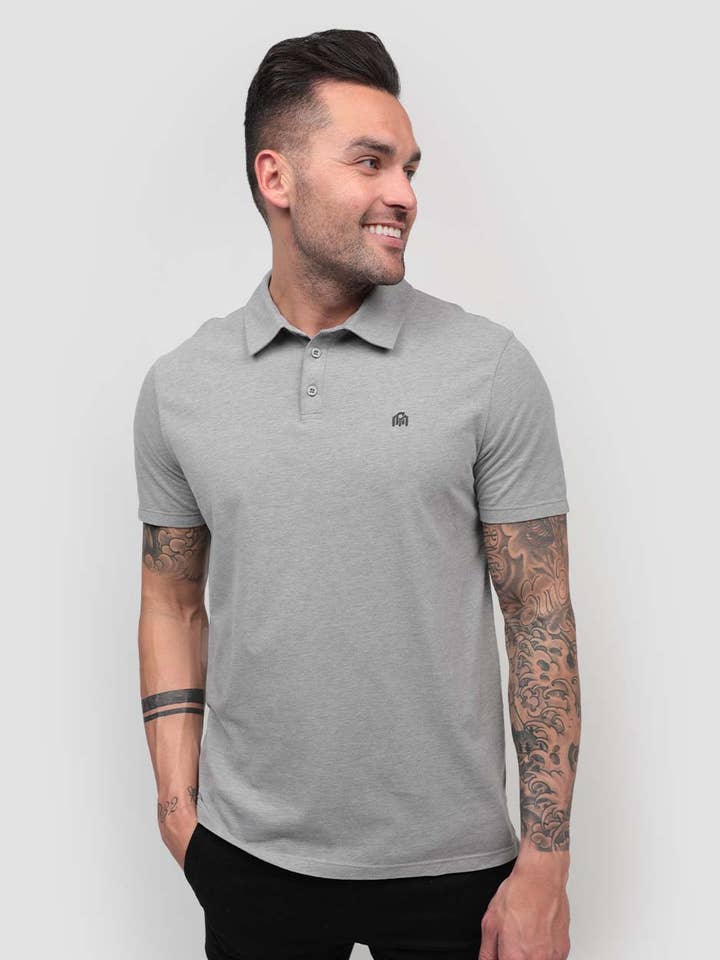 INTO THE AM - Wholesale Polo - Men's - Men's Short Sleeve Polo Shirt (Branded)29