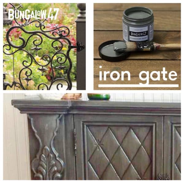 Bungalow 47 Furniture Paint - Wholesale Paint Set - Iron Gate chalk and clay Furniture Paint2