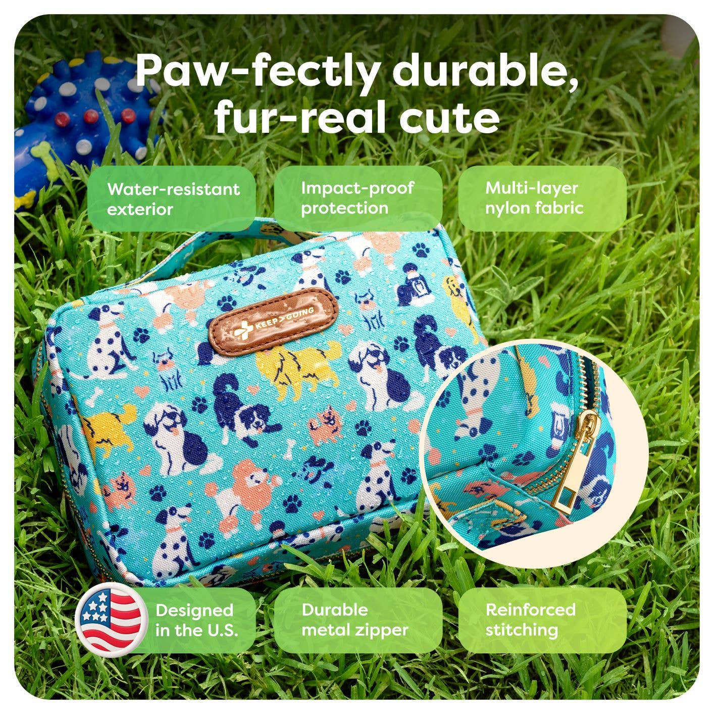 KEEP>GOING First Aid - Vente Trousse de premiers secours - Trousse de premiers secours pour chiens (99 pièces)2