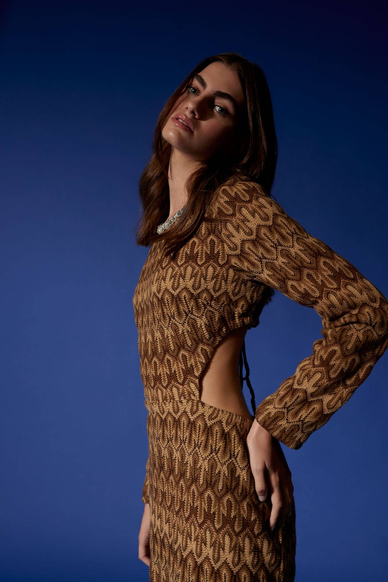 Virago Barcelona - Wholesale Dress - Women's - Nadi Dress Brown1