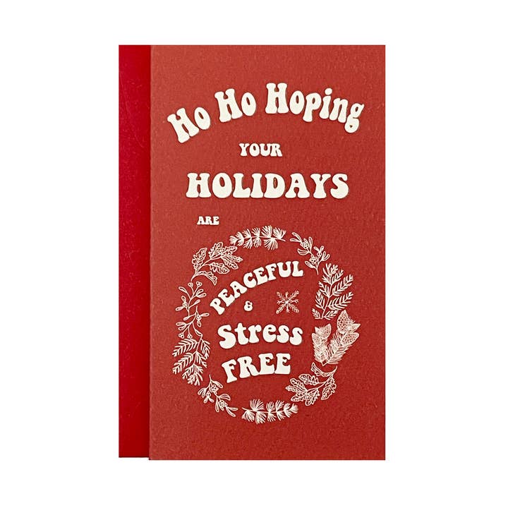 Mini Kort Ho Ho Håber Ferie for engroshandel hos drawn by water