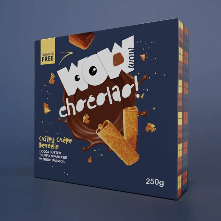 Crispy Crepe Dentelle - Chocolate Truffles 250g for wholesale by WOW Chocolao!