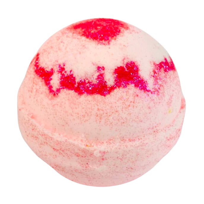 Pink Glitter Bath Bombs for wholesale by The Soap Guy