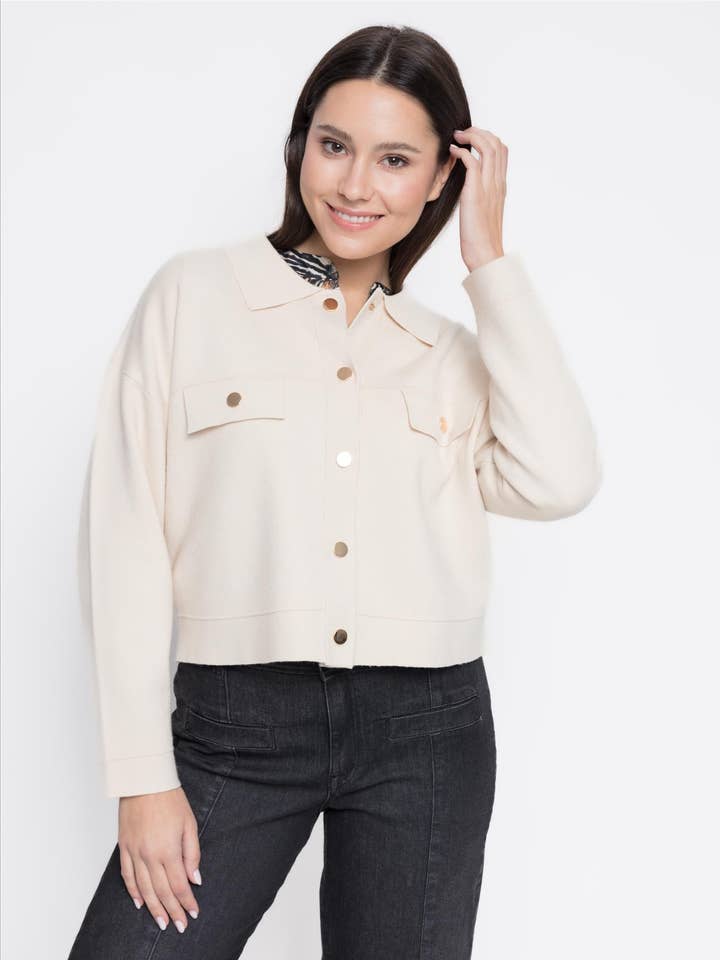 BLOUSON EN MAILLE B2B pour la vente par CMS Love