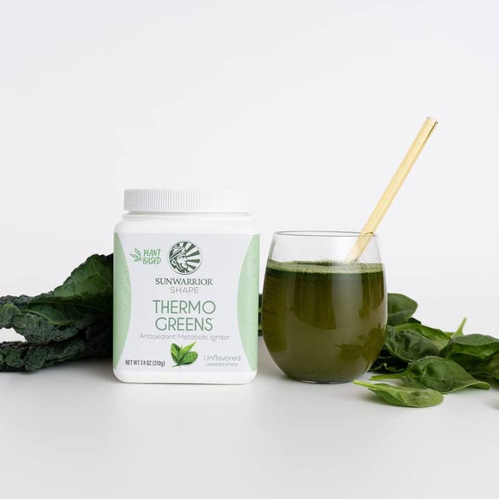 Sunwarrior - Wholesale Protein/Superfood Powder - Green Apple Thermo Greens & Antioxidant Drink Powder8