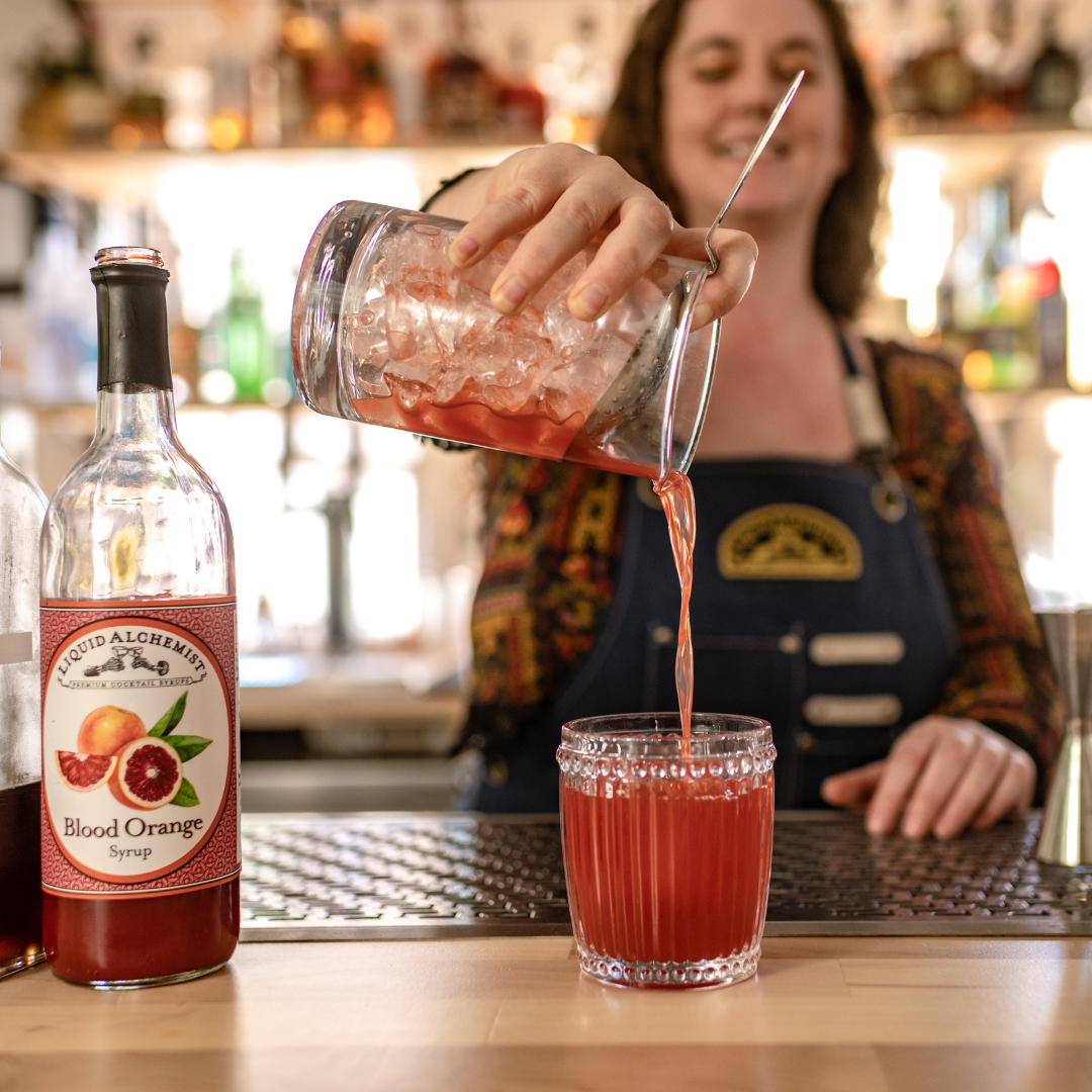 Liquid Alchemist Syrups - Wholesale Cocktail Mix/Syrup - Blood Orange Cocktail Syrup10