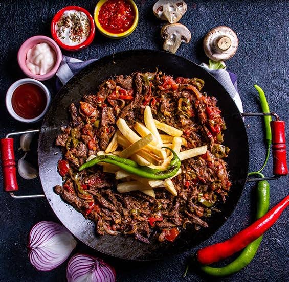 Hakan - Vendita all'ingrosso Pentole - Padella in lamiera multiuso Discada con manici ergonomici, 5 diametri disponibili10