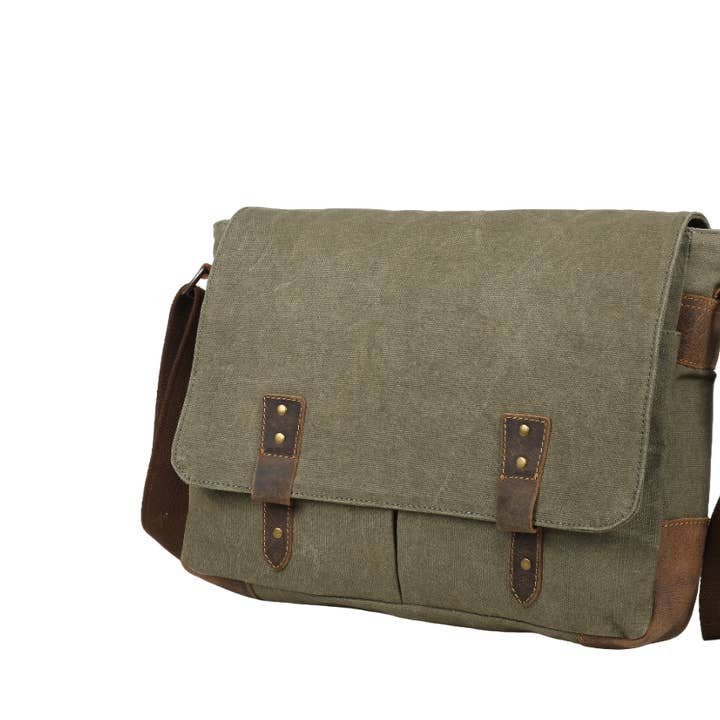 Men's Gifts Australia - Wholesale Messenger bag – Men's - Canvas Messenger Bag-Trooper-136