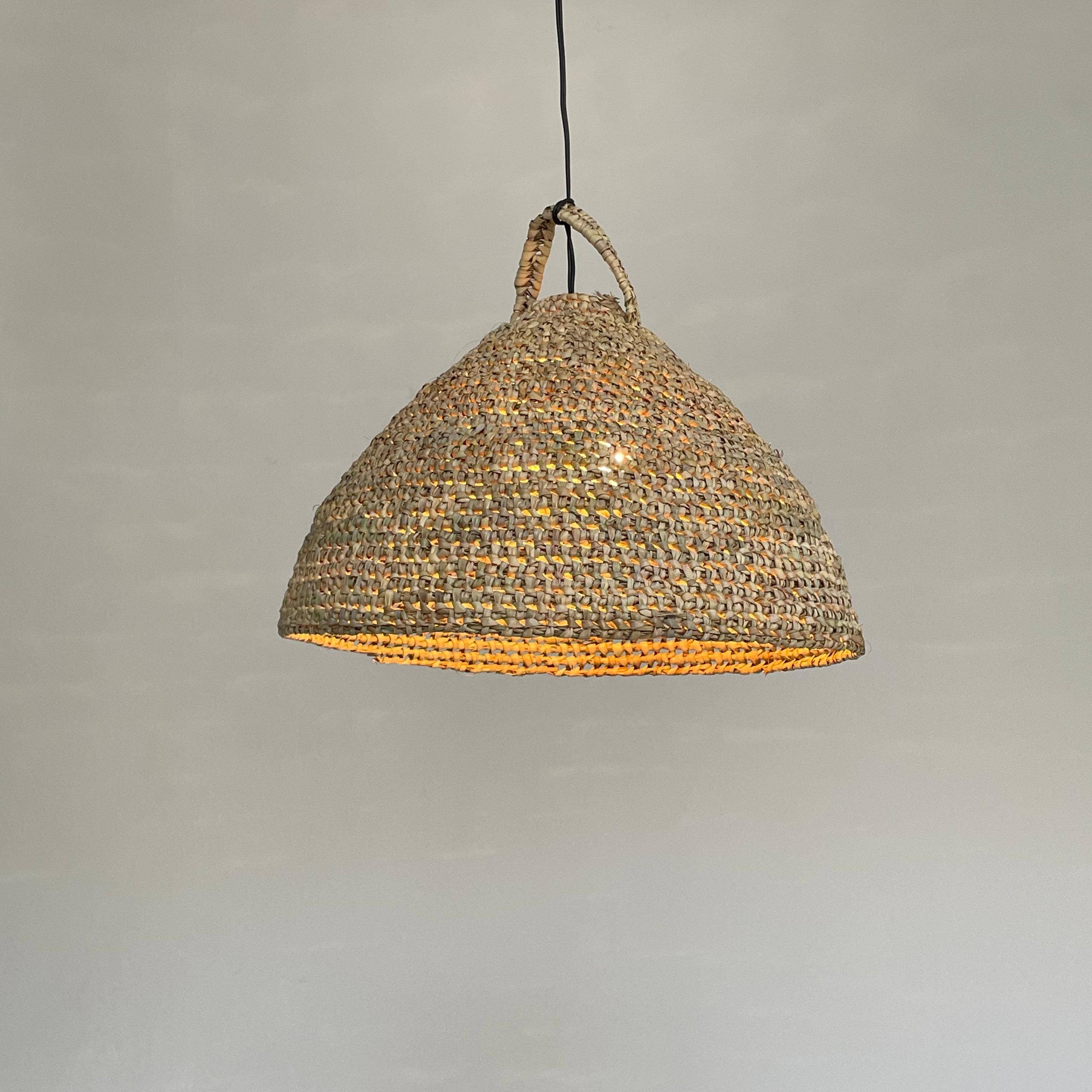 LeBazare - Vente Lustre/Suspension - Handwoven Wicker Dome Pendant – Natural & Timeless Design6