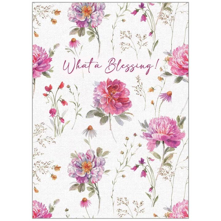 Scattered Flowers - Faith Thank You Card for wholesale by Legacy
