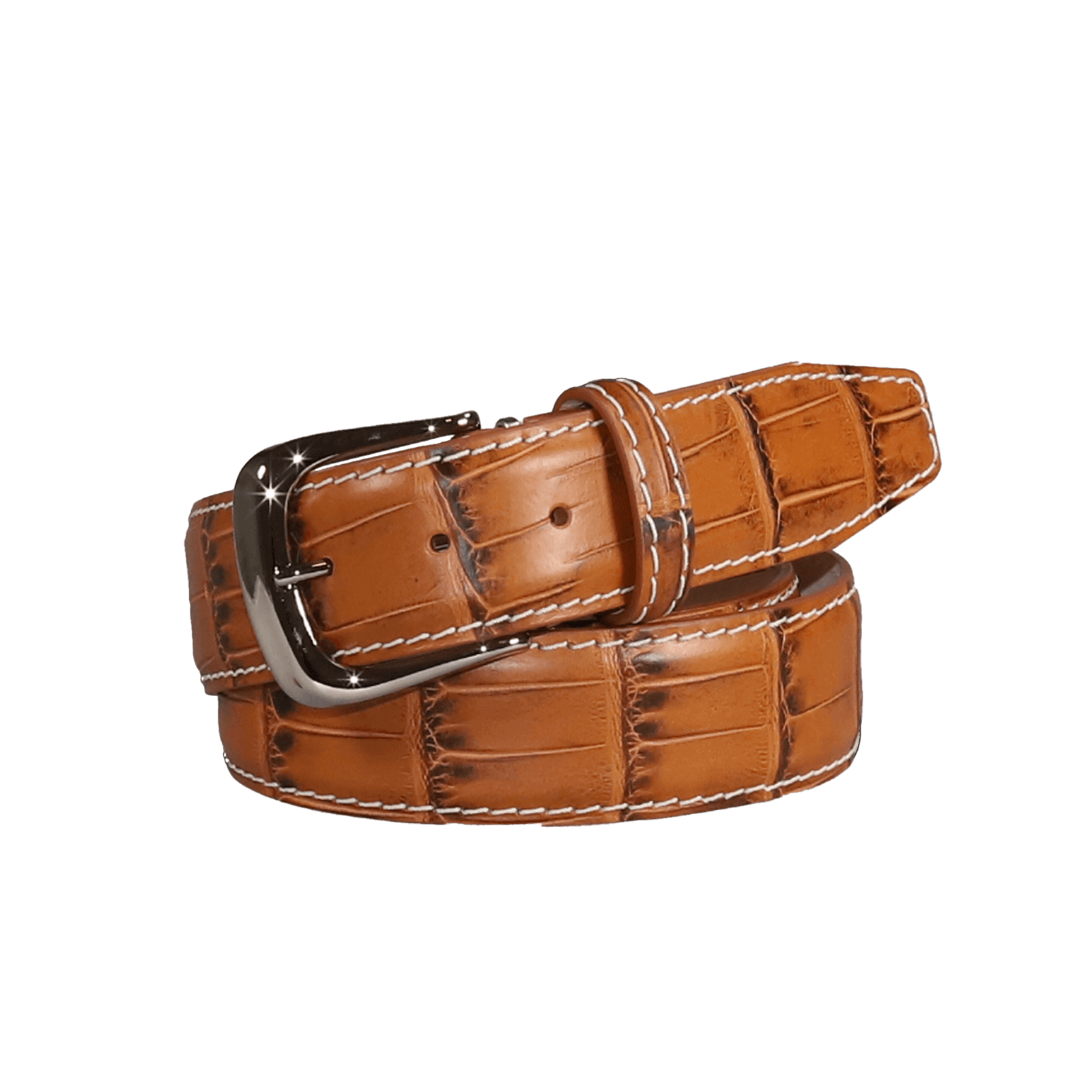 Roger Ximenez – wholesale Bälte - Herr – Whisky Mock Croc läderbälte2