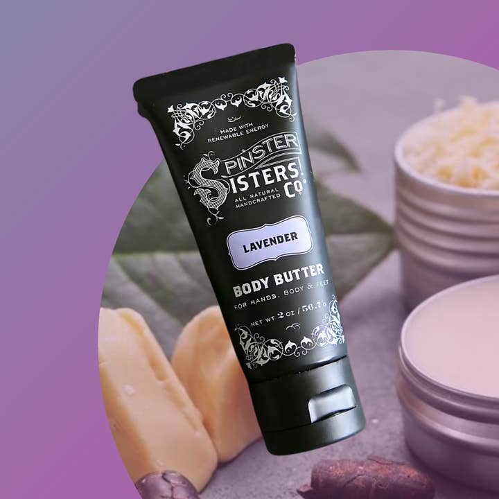 Spinster Sisters Co. - Wholesale Body Balm/Butter - Fair Trade Shea Body Butter Lotion: Deeply Moisturizing