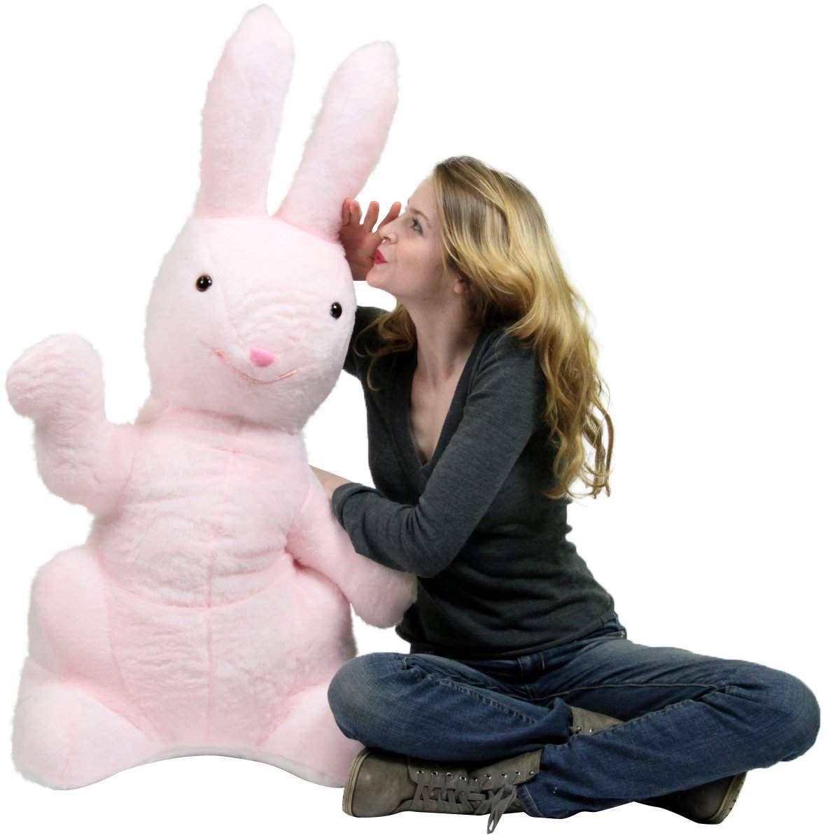 Big Plush - Wholesale Stuffed/Plush Toy - Kids & Baby - American Made Giant Stuffed Bunny Pink Soft 42 Inch Big Plus5