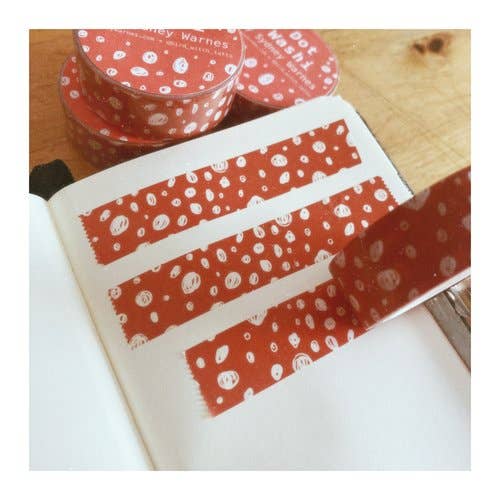 Dots Washi Tape - Laranja por atacado de Sydney Warnes