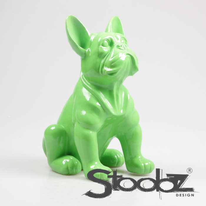 Imhof & Stevens BV - Venta al por mayor Figura decorativa - BULLDOG FRANCÉS, DISEÑO STOOBZ, 37 CM1