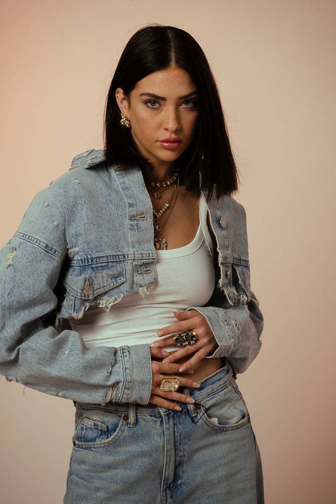 TOVA - Wholesale Link & Chain Necklace - Oakland In Champagnes9