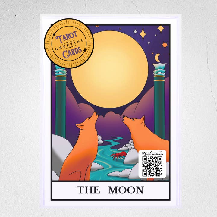 Arcane Wishes - Wholesale Everyday Greeting Card - The Moon Greeting Card