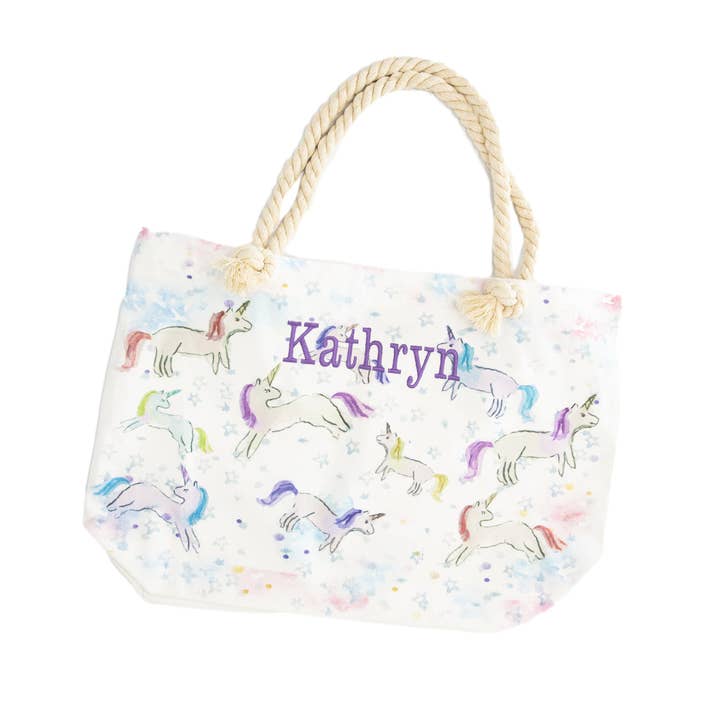 Unicorn Tote for wholesale by Over the Moon Gift