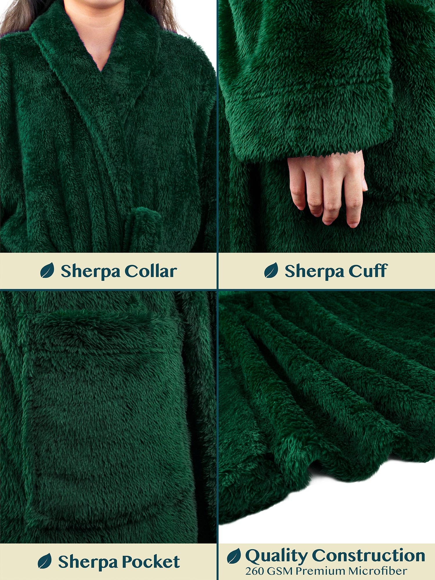 Pavilia - Venta al por mayor Bata - Mujer - Bata mullida de sherpa para mujer44