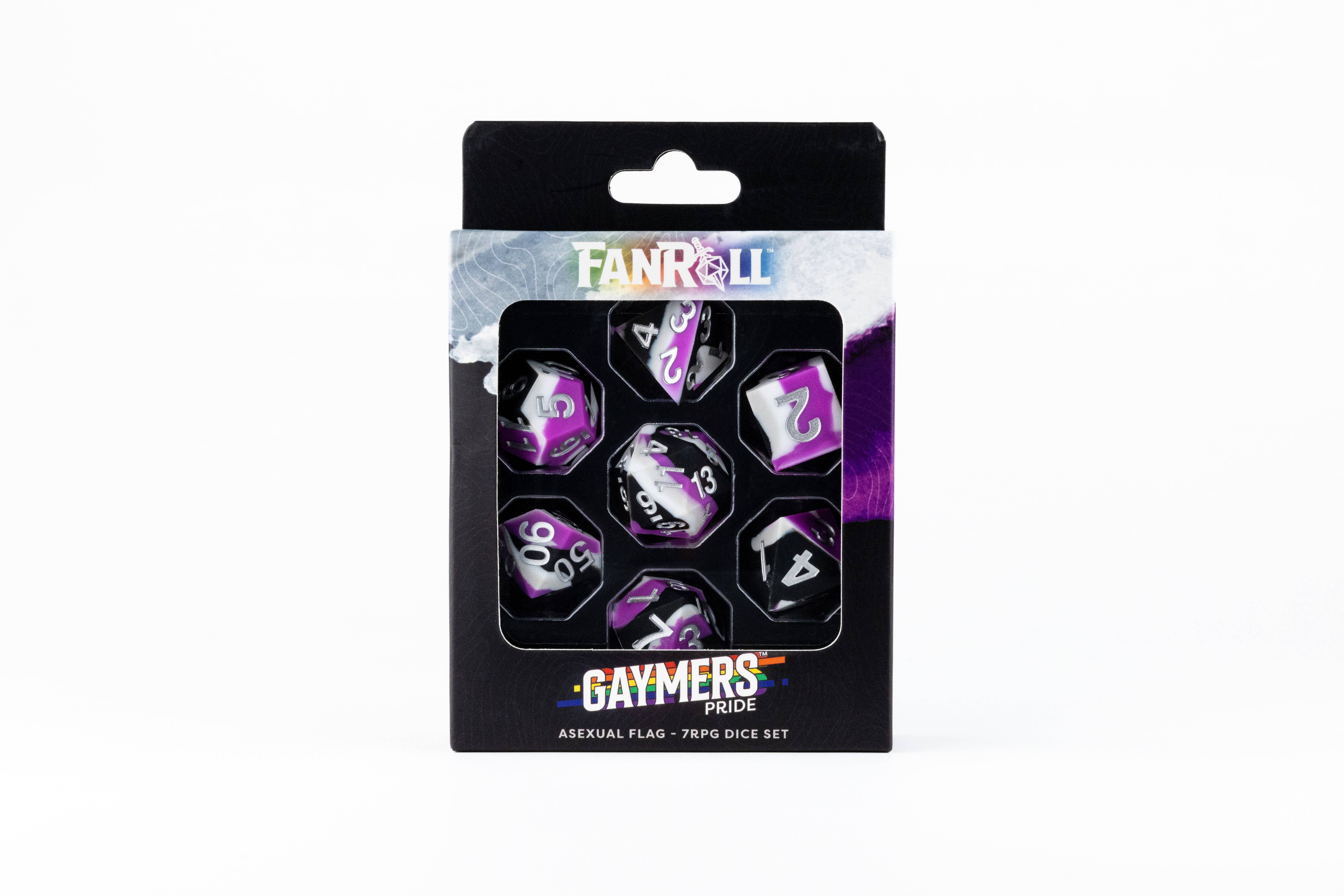 FanRoll by Metallic Dice Games – wholesale Dice – PRIDE Silicone Dice (NINE STYLES)16