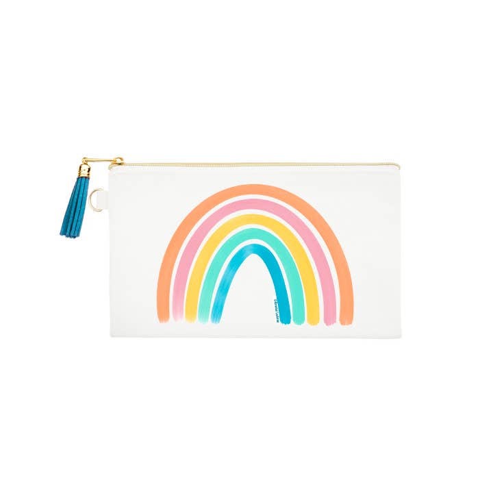 Regenbogen-Tasche mit Reißverschluss für den Großhandel von Brooke LeAnne