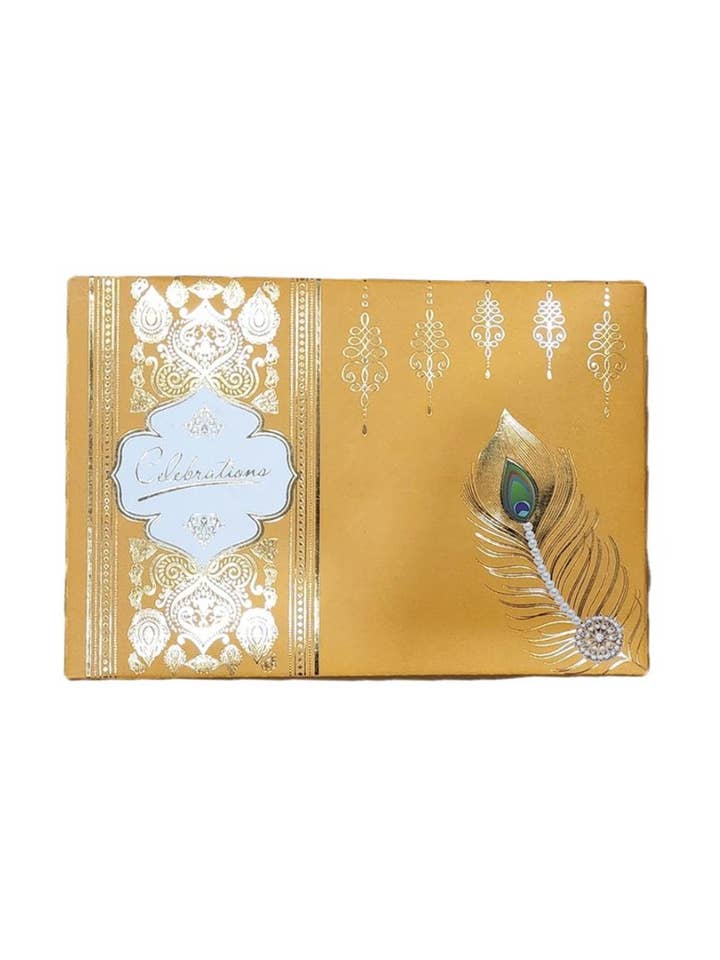 Mithai Box 1LB(8” x 5.5” x 1.5”) Style D for wholesale by Ancientveda