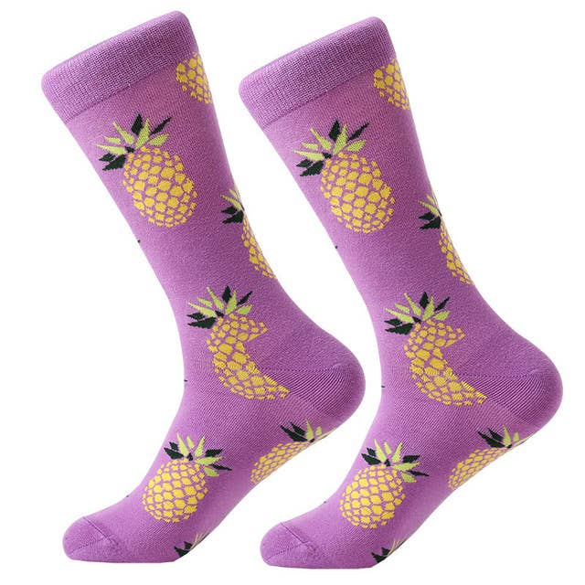 WestSocks - Wholesale Socks - Unisex - Purple Pineapple Socks