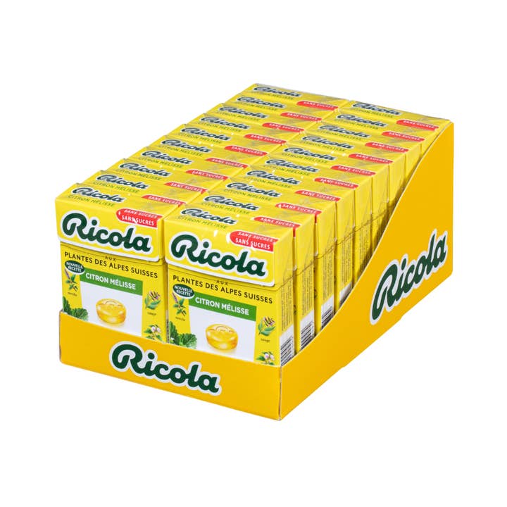 123bonbon – wholesale Hårt godis – RICOLA - Schweiziska växtbaserade godis - Citron Melissa2