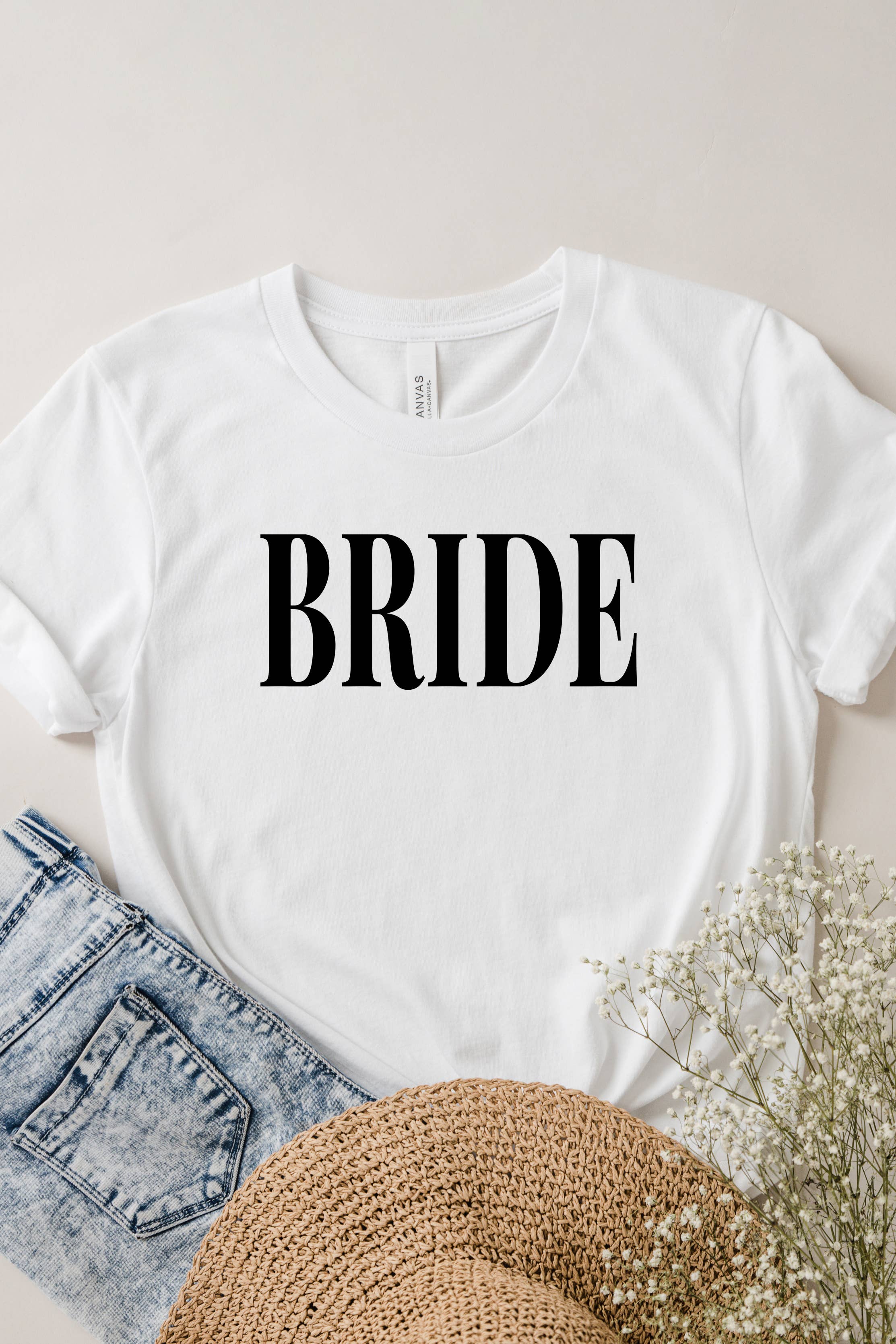 Heirloom Bridal Company - Wholesale Screen Printed T-Shirt - Women's - Bride Tee Shirt - Modern Bride Shirt
