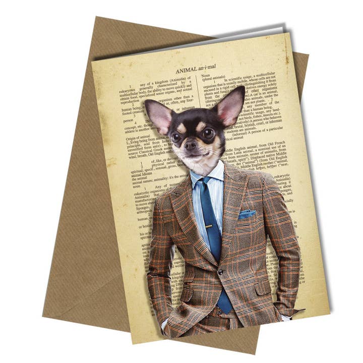 #1218 Tier für den Großhandel von Close to the Bone Greeting Cards and Gifts