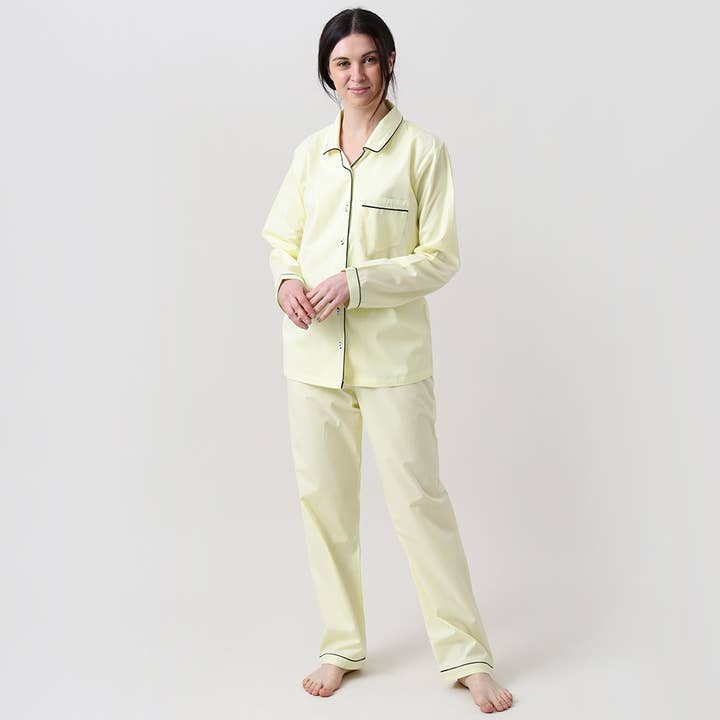 Little West Street - Venta al por mayor Conjunto de ropa para dormir - Mujer - Conjunto de pijama amarillo Sunshine Mujer2