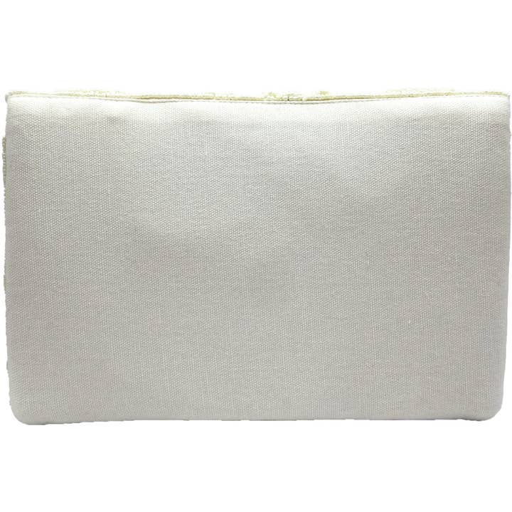 Pizzazz, Inc. - Wholesale Clutch Bag - Women's - BEIGE ROSE BEADED CLUTCH3