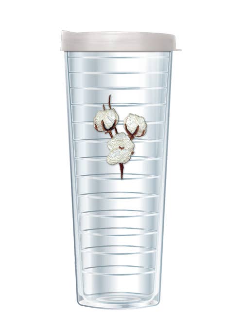 FREEHEART - Wholesale Insulated Mug/Tumbler - Cotton Boll Patch Tumbler3