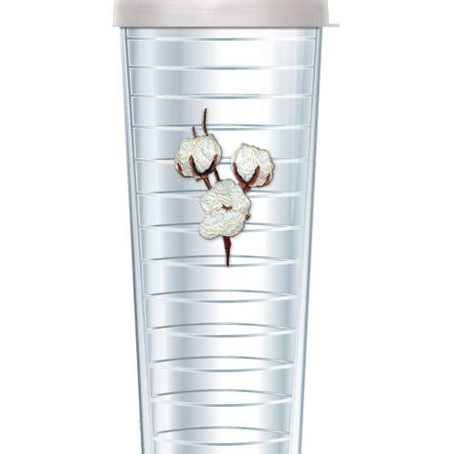 FREEHEART - Wholesale Insulated Mug/Tumbler - Cotton Boll Patch Tumbler3