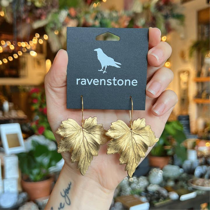 Ravenstone - Wholesale Dangle Earrings - The Maple Leaf Earrings1