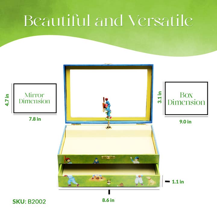 Enchantmints – wholesale Musikdosa - Barn och baby – Baseboll Speldosa Gåva: Julen 2025 | Partileksaker5